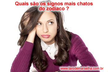 Astrologia quais sao os signos mais chatos