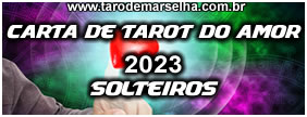 Carta de tarot do amor solteiros para 2023